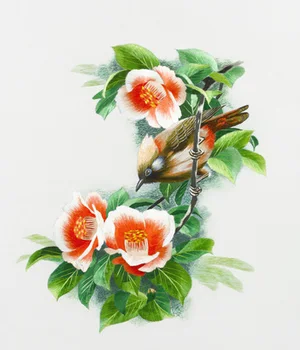DIY Mulberry Zīds Suzhou Izšūšanas Komplekti Izdrukāt Modeļus, Rokdarbi Komplekti, Putni, Zivis,un Ziedi