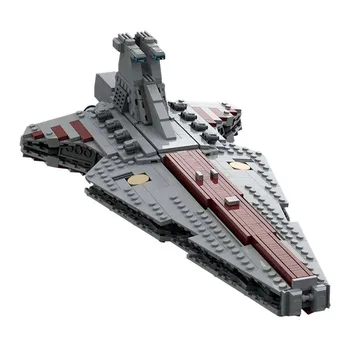 Star Wars Sērijas Venator Republic Attack Cruiser Modelis KM Celtniecības Bloki DIY 830PCS Ķieģeļi Rotaļlietas Izglītības Ziemassvētku Dāvanu Bērniem