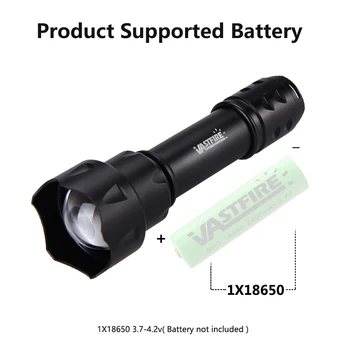 940nm IS Zoomable LED Lukturīti Lietošanai ar Night Vision Āra Medību Lukturi LED Infrasarkano Taktiskās Lanterna Par 18650 Akumulatoru
