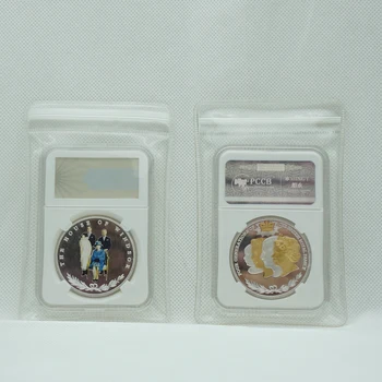 Četru Paaudžu Britu Karaliskās Ģimenes Piemiņas Monētu Kolekcija Kolekcionējamus ar PCCB Kaste