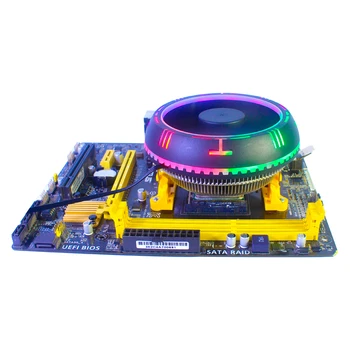 LED CPU Dzesētājs Dzesēšanas CPU ventilators DATORU Dzesēšanas 120mm ventilators, Radiators, par LGA 775 1150 1151 1155 1156 1366 X79 X99 AMD AM3 AM4
