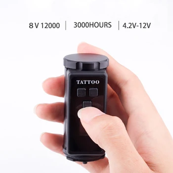 Newst Sākotnējā Bezvadu Tetovējums Mašīna Akumulatora Pildspalvu Portatīvo Spēcīgu Šveices Coreless Motora Rotācijas Mašīna Lielgabals Komplekts Tetovējums Iekārtas