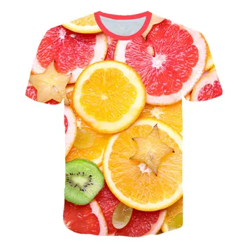 Citronu augļu modelis 3D iespiests t krekls sievietēm 2019 vasaras topi Jaunu vīriešu sieviešu ikdienas smieklīgi vogue Estētisko tshirts plus lieluma 6xl