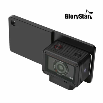 Slēdzis Mount Adaptera Plate priekš Sony DSC-RX0 Kameru DJI Stabilizators Zhiyun FeiyuTech Mobilo Telefonu Klipu Kardāni