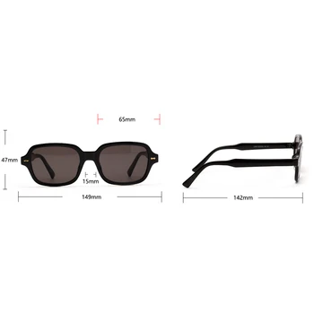 Kachawoo nelielu kvadrātveida saulesbrilles par sievietēm, melns brūns uv400 unisex, saules brilles cilvēks retro vasaras labākais pārdošana 
