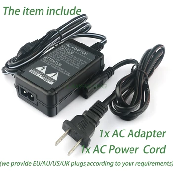 AC-L100 Strāvas Adapteris Lādētājs Sony Handycam AC-L100B AC-L100C AC-L100D DCR-DVD100 PC101 PC103 PC105 PC330E TR7000 TRV17E