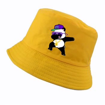 Vasaras Modes paliekas uzmanīgi Mopsis spaiņa cepuri Jaunākās Vīriešu Smieklīgi zvejnieka cepure paliekas uzmanīgi Panda klp vīriešu Ms āra zvejas cepure