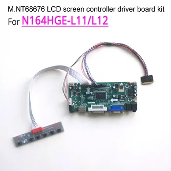 Par N164HGE-L11/L12 VGA DVI LED klēpjdatoru panelis MNT68676 displeja kontrolieris diska karti 16.4