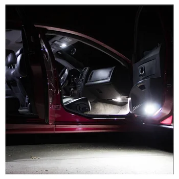 9 Spuldzes Balts LED Auto Lasījumā Griestu Gaismas Interjera Komplekts piemērots Kia Soul 2016-2019 Kartes Dome Bagāžnieka Licences numura zīmes Lukturi