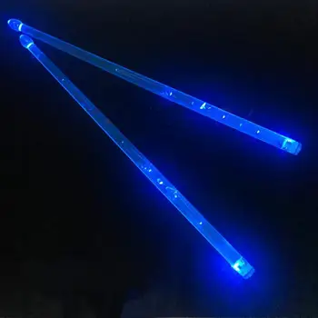 5.A LED Polimēra Materiāla Drum Stick Noctilucent, kas Spīd Tumsā Skatuves Sniegumu Gaismas Džeza Stilbiņi 3 Krāsas, pēc Izvēles