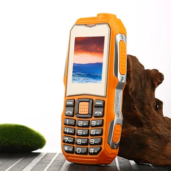 Mini-Izturīgs Mobilo Šūnu Telefonu Dual SIM Kartes, FM, MP3, MP4 krievijas Keybord Lielo Pogu Liels Skaņas Lēti Tālrunis Kalkulators Lukturīti