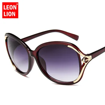 LeonLion ir 2021. Modes Klasika Vintage Sieviešu Saulesbrilles Konfektes Krāsu Objektīvs Dāma, Saules Brilles Plastmasas Oculos De Sol Feminino UV400