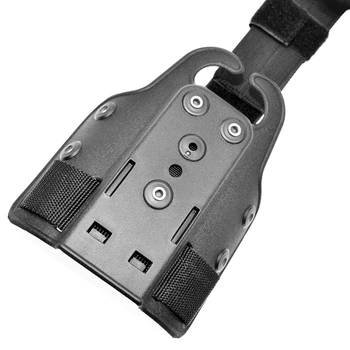 Safa Piliens Kāju Platformu Taktiskās Augšstilba Maksts Bradāt Adapteris Glock 17 19 SIG P226 USP Beretta M9 Medību ieroču Piederumi