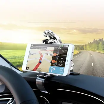 Universāls Auto Paneļa montāžas Klipu Tālruņa Turētājs Leopard Raksts 360 Grādu Regulējams GPS Navigācijas Statīva Turētājs, Smart Cel