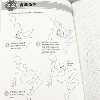 Komiksu Īpašā Krāsojamā Grāmata Dinamiskās Struktūras Cilvēka Organismā Anime Glezniecības Tehniku Darbgrāmatu