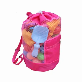 Bērnu mugursoma rotaļlietas organizators tips pludmales soma bērni var kārtīgi kolekcijas korpusa soma uzglabāšanas soma caurspīdīga soma