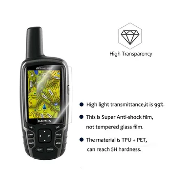 3Pack visā Pasaulē Handheld GPS LCD Filmu par Garmin GPSMAP 62 62s 62sc 63 63sc 6sst 64 64st Nano sprādziendrošas Ekrāna Aizsargs