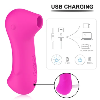 Clit un Sprauslas Sūcējs USB Dzelksnis Stimulators ar Vakuuma Par Klitora Maksts Sūknis Vibrators Sievietes Erotiska Seksa Rotaļlietas Pāriem Pieaugušie
