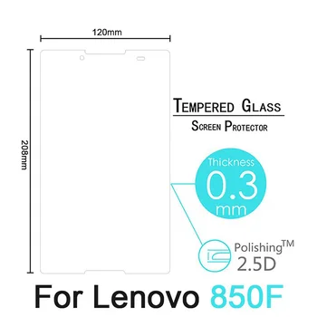 9H Premium Rūdīta Stikla Ekrāna Aizsargs Lenovo Cilnes 3 8 TB3-850M TB3-850F Tab 2 A8-50 A8-50F A8-50LC 8.0