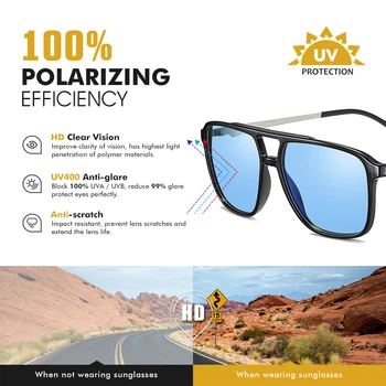 LIOUMO 2020. gadam Klasisks Dizains Laukumā Saulesbrilles Vīriešiem Polarizētās Sieviešu, Saules Brilles Vīriešu Braukšanas Ieplests Anti-Glare UV400 zonnebrillen