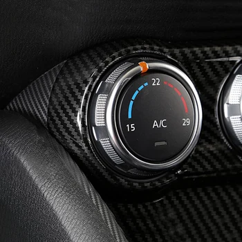 ABS, Oglekļa Šķiedras Gaisa kondicionētājs Regulēt Paneļa Vāku Apdare Priekš Mazda CX-3 CX3 2016 2017 2018