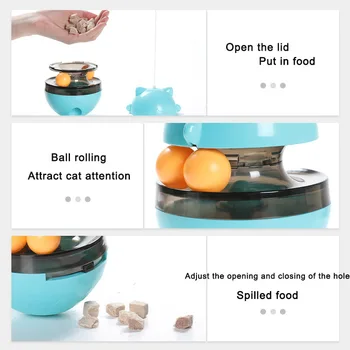 Karstā pārdot Funny 3 In1Game Kaķis Rotaļlietas Pet Interesanti Akrobāts Kaķi Dziesmas Vērpšanas Bumbu Rotaļlietas Puzzle Spēlēt Kaķēni Pārtikas tunel Produkti