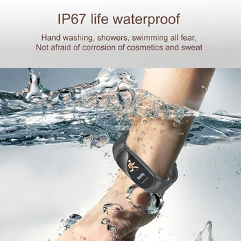 LIGE Sporta Smart Aproce Sieviešu, Vīriešu Ūdensnecaurlaidīgs Smart Skatīties Sirdsdarbības Ātrums, asinsspiediens Pedometrs Smart Aproce Android vai iOS