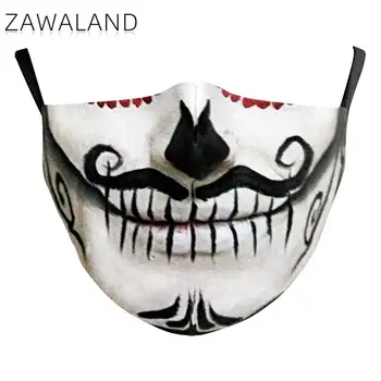 Pieaugušo Mazulis Joker Klauns Maskas Mazgājams Audums Sejas Masku Atkārtoti Aizsardzības Masku Pret putekļiem Muti Caps Maska ar 2 Filtriem DROPSHIP