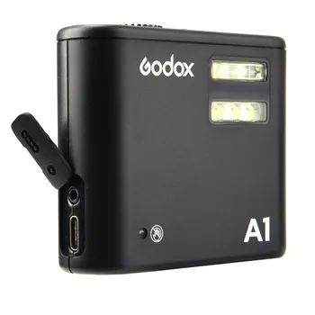Godox A1 Litija Akumulatoru Viedtālrunis Zibspuldze ar 2.4 G Bezvadu Sistēmas Izraisīt iPhone X XS 8 7 6S Plus Mobilephone