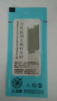 500pcs Yunlong vienreizējās lietošanas akupunktūras adatu dezinfekcijas iepakojuma Korejas dzīvoklis rīkoties skaistuma masāža needle10pcs/maiss bez cauruli