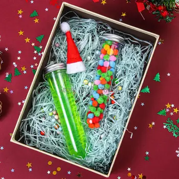 25Pcs 40ML Plastmasas Skaidrs, Mēģene Ar Vāku Multi-Purpose Uzglabāšanas Pudele USB Kabelis dod priekšroku Candy Dzimšanas dienas Dāvanas Ziemassvētkiem