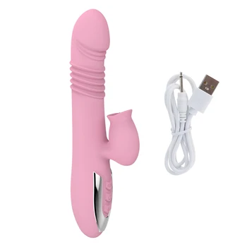 G Spot Mēles Laiza Trušu Vibrators, Dildo ar 7 Vibrācijas Režīms & 3 Spēcīgi Thrusting Klitora Stimulācija Seksa Rotaļlietas Sievietēm