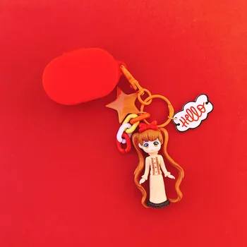 Karikatūra Gudrs Silikona Gadījumā Xiaomi MI Redmi AirDots Aizsardzības Triecienizturīgs Vāks Bezvadu Bluetooth Austiņas Gadījumos Soft Shell