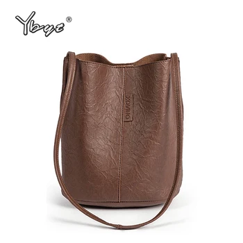 YBYT modes cietā sieviešu pleca soma, vintage gadījuma PU ādas somas dāmas crossbody messenger iepirkumu soma sieviešu soma
