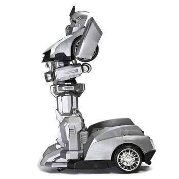 Tālvadības Pults Braukt Uz Humanoīds Robots Auto Rotaļu Kustamo Transformer Auto Ar Robotu Ķivere Bērniem, Bērnu Dāvanu Atrakciju Parku