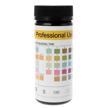 100gab URS-5K Glikozes pH, Olbaltumvielu Ketona Asins Urīna Testa plāksnīti, Reaģenta Sloksnes Urīna analīze Ar Anti-MK