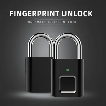 Biometriskā Atslēga Pusvadītāju Atslēga Smart Durvju slēdzenes, USB Uzlādējams piekaramo atslēgu, Durvju Elektronisko Bloķēšanas Viedo Mājas Keyless Bloķēšana