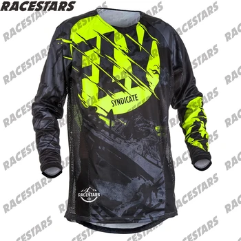 LIDOT SINDIKĀTS Enduro Kalnu Kalnu Velosipēds Svīteri MX Motokrosa BMX Sacīkšu Jersey DH garām Piedurknēm Riteņbraukšana Apģērbu MTB T-krekls