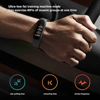 Xiaomi Mi Grupa 5 Smart Aproce 5ATM Ūdensizturīgs Smart Sporta Joslā, 1.1 collu AMOLED Krāsains Ekrāns NFC sirdsdarbība Fitnesa Tracker