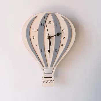 Vienkārši, modi, stilu, bērnu karstā gaisa balons, pulksteni, istabas gudrs sienas pulkstenis mājas apdare