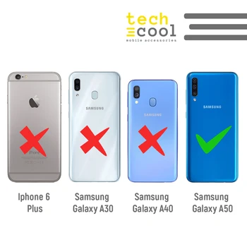 FunnyTech®Silikona Case for Samsung Galaxy A50 l ziedu mozaīkas vers.4