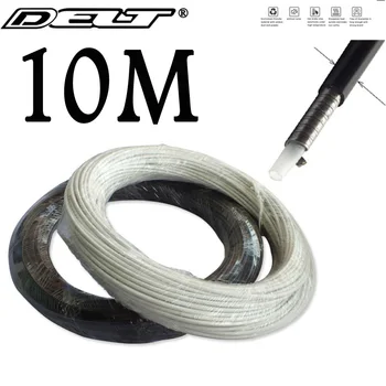 10 Metru Velosipēdu Disku bremzes kabeli mājokļu black & white 5.0 mm MTB Ceļu Locīšanas BMX velosipēdu Piederumi