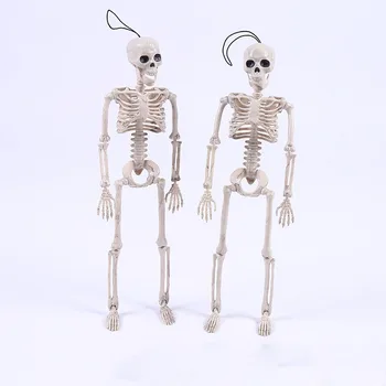 Halloween Skelets Līgava un Līgavainis Plastmasas Spilgti Cilvēku Kauli, Galvaskausu Statuetes Halloween Dekorēšanai Šausmu aprīlī Muļķi Diena