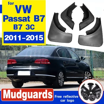 Priekšā, Aizmugurē Mudguard par Volkswagen VW Passat B7 2011 2012 2013. -.gadam, 3C Fender Mudguard Dubļu Sargi Splash Guard Atloks Piederumi