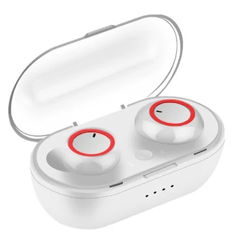 Bezvadu Bluetooth 5.0 Touch Kontroli Austiņas Earbuds ar Mic Uzlādes Kaste