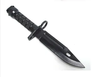 Gumijas Modelis airsoft zobenu bajonetes asu augstas kvalitātes un labāko cenu medību taktiskās Gumijas 1:1M9 nazi