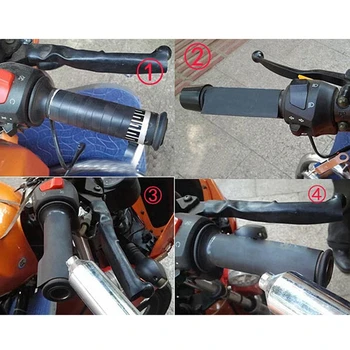 Motociklu rīkoties sildītājs 12V automašīnas apkures roktura vāciņš Sēdekļu Roku Satver E-bike Stūres Apsilde Siltāks Komplekts