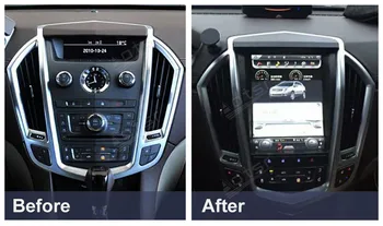 4+64G Android 8.1 Tesla Vertikāla Ekrāna GPS Navi Auto Radio Multimediju Atskaņotāju Cadillac SRX 2013 2016 2017 galvas vienības