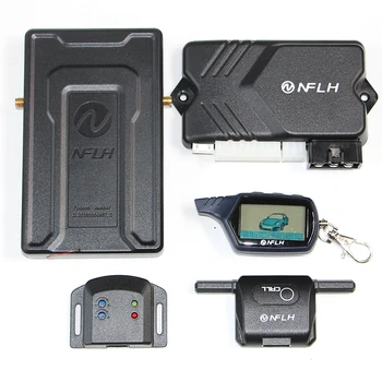 LH-001 Automašīnu Signalizācijas, B9 Mobilo telefonu kontrolēt auto GPS auto divu veidu pretaizdzīšanas ierīces jaunināšanas gsm gps pretzagļu sistēma