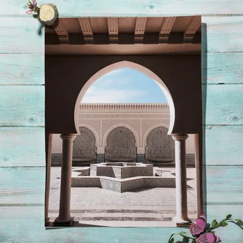 Maroka mošeja Durvju Tuksnesī Citātus Ziemeļvalstu Plakāti Un Izdrukas Islāma Sienas Mākslas Audekls Krāsošana Sienas, Attēlus Dzīvojamā Istaba Dekori